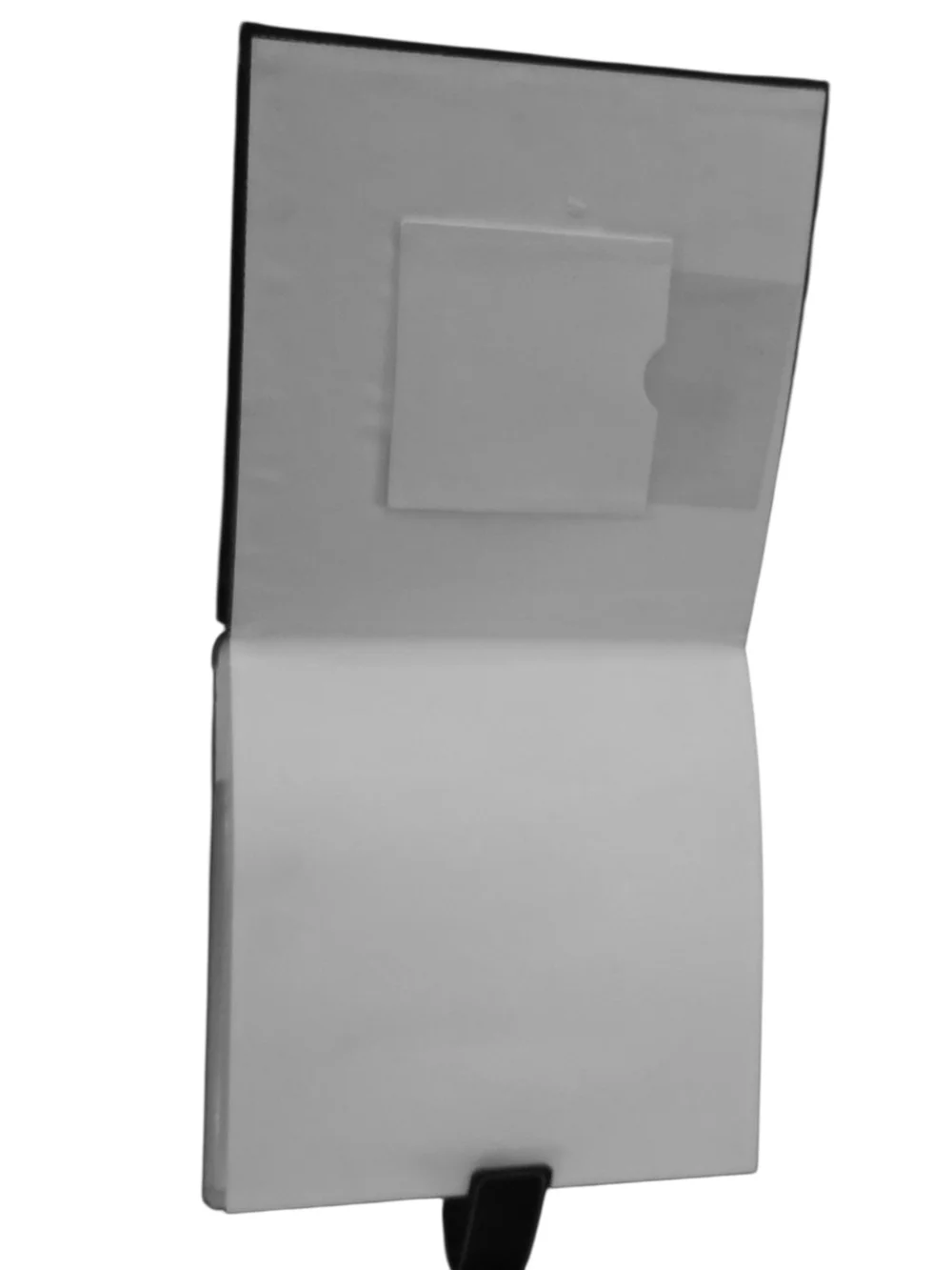 Black Leather Photo Album with Window